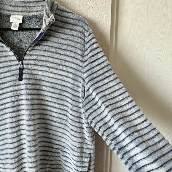 Weekends by Chico’s Cozisoft Ribbed Plush Pullover Shacket Size Large Sweater - Picture 8 of 15